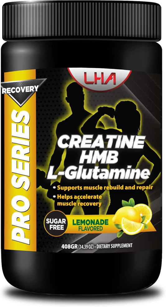 Pro Series Creatine with HMB L-Glutamine for Rapid Recovery