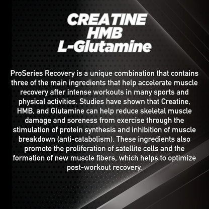 Pro Series Creatine with HMB L-Glutamine for Rapid Recovery