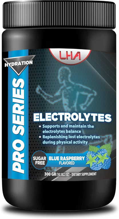 Pro Series Electrolytes - Blue Raspberry Flavor For Recovery and Hydration